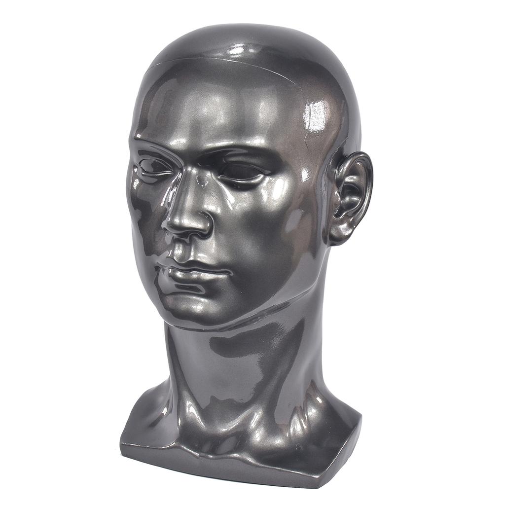 Display Head Mannequin Prop PVC Material With Mounting Hole Suitable for