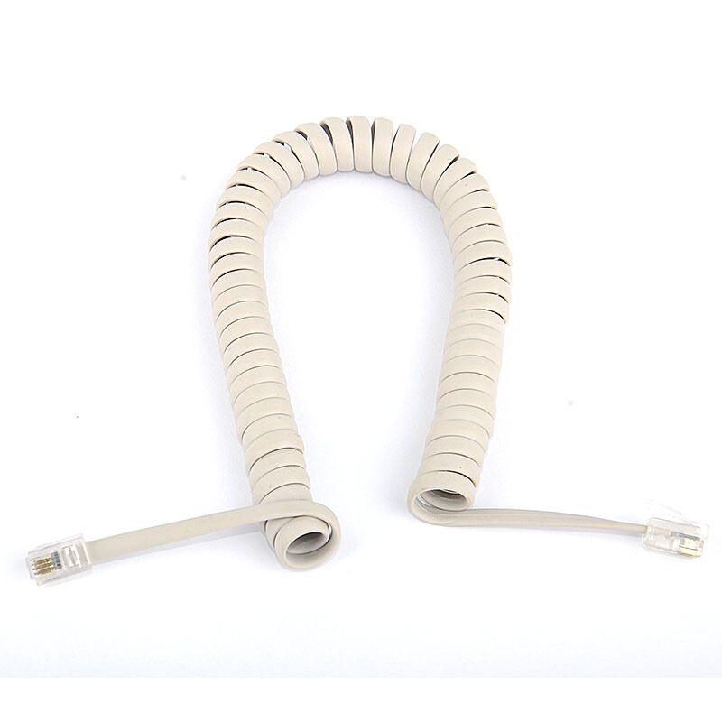 Universal Landline Telephone Handset Spring Cord Connection
