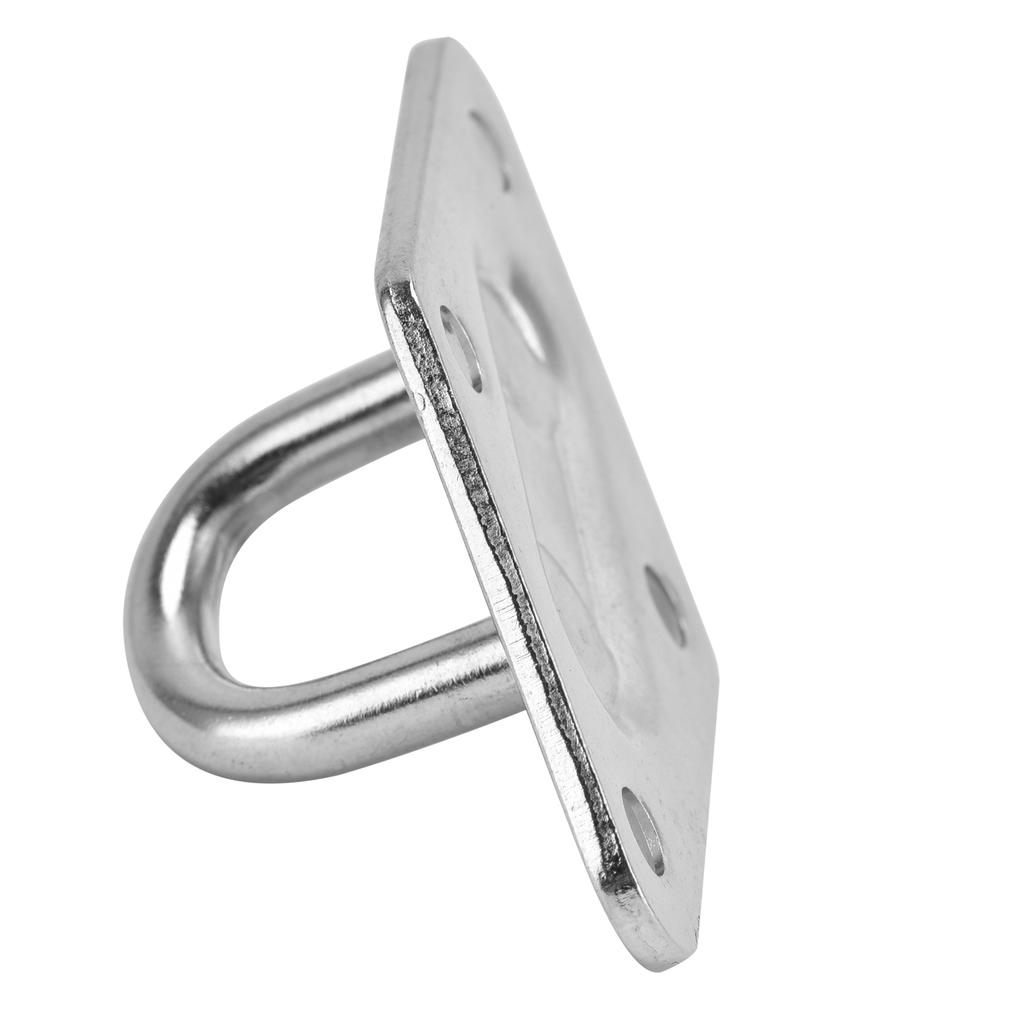 4 Pcs 304 Stainless Steel Eye Plate Ceiling Wall Mount Hook for Swings Hammocks Decorations 5#