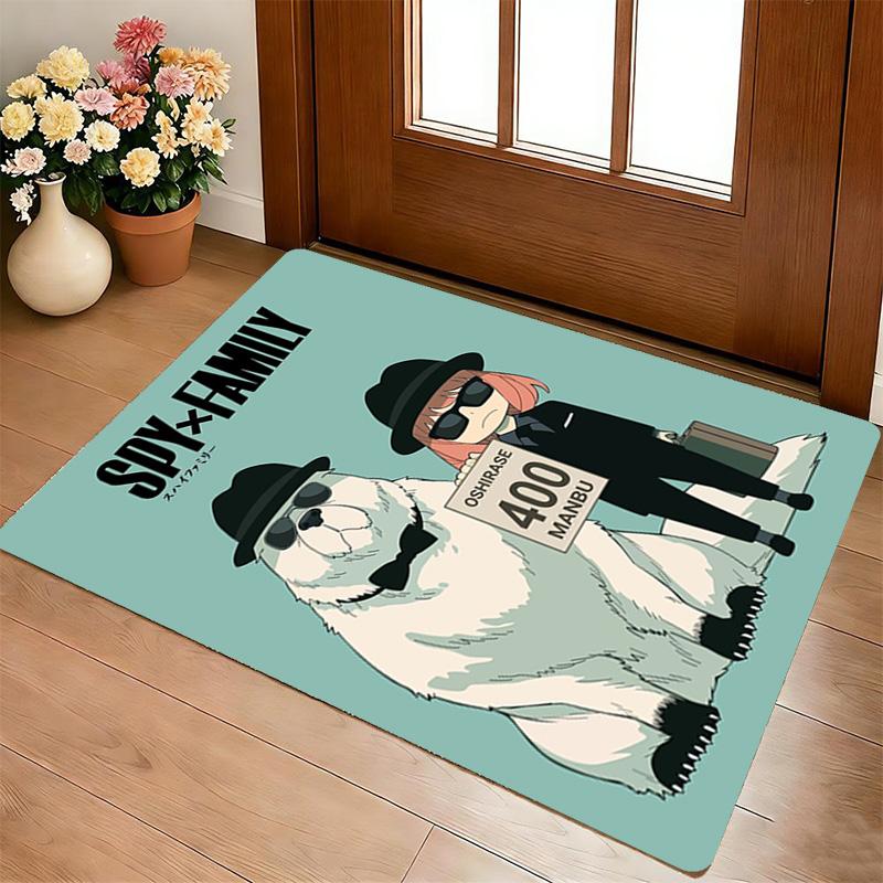 Spy Family Living Room Nonslip Area Rug Soft Carpet For Bedroom Game Playroom Sofa Office Home Decor Doormat Christmas Gift C9301432