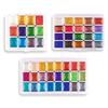 1 Box 1ML Watercolor Paint Metallic Glitter Watercolor Pigment Portable Vibrant Solid Paint Box for Artists