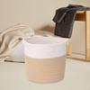 Hand Woven Rope Basket Decorative Blanket Nordic Clothes Hamper Baby Nursery Bin for Bed