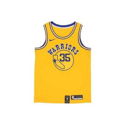 Классическое издание Swingman Connected Джерси НБА Golden State Warriors Кевин Дюрант Мужская Джерси Желтая AJ3878-729