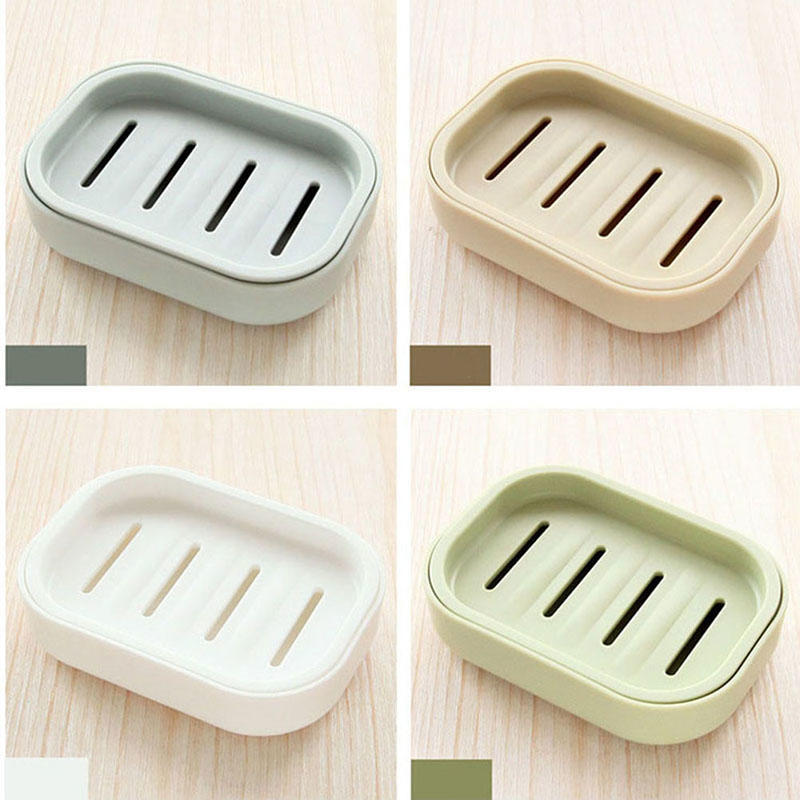 Soap Dispenser Dish Case Holder Container Box For Bathroom Travel Carry Case