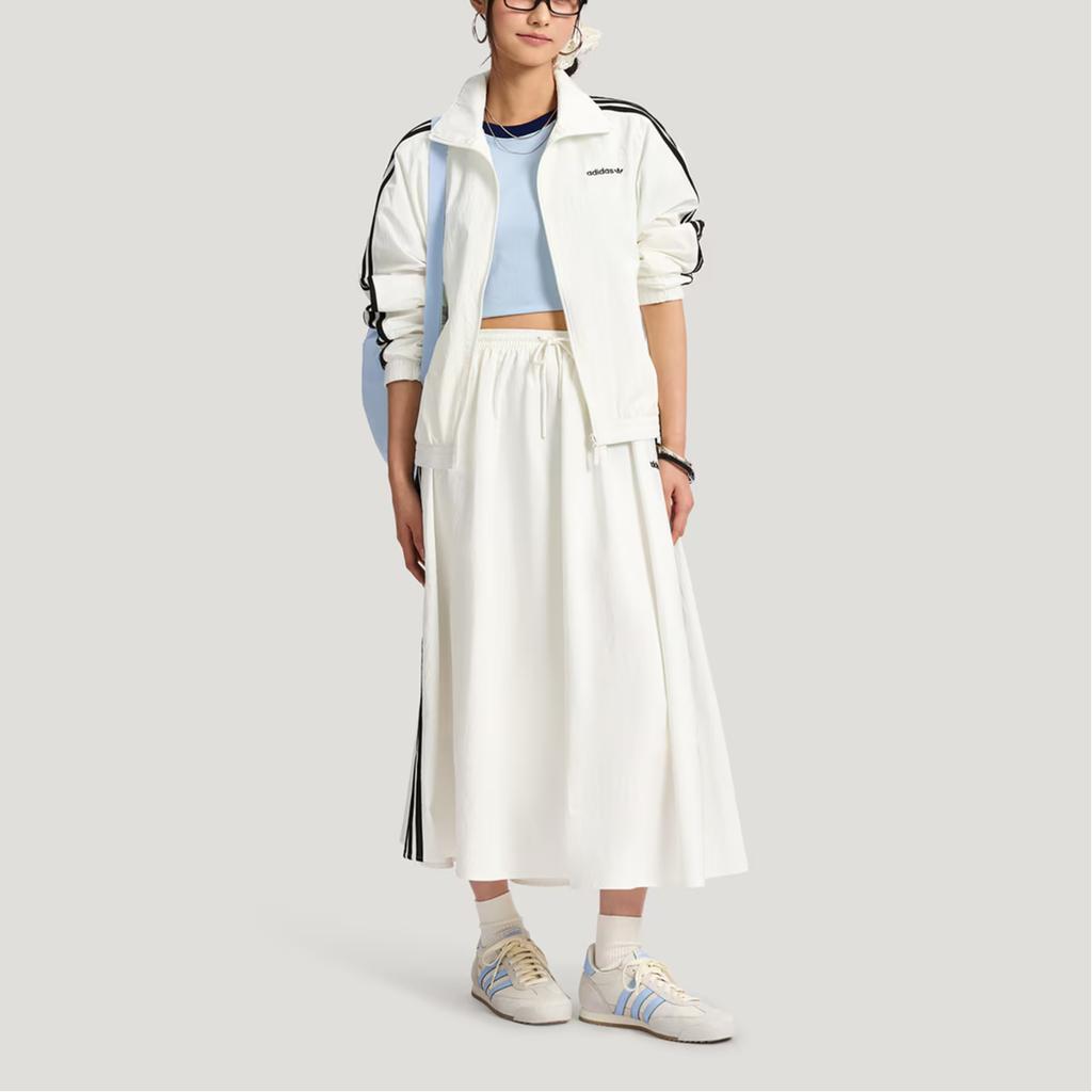 adidas Спортивная кофта Originals Классическая Спортивная На молнии Модная Куртка с высоким воротником Женская Куртка KX7978