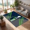 Seattle Seahawks Crystal Velvet Carpet Soft Anti?Slip Floor Mat Comfortable Home Living Room Bedroom Decor Rug
