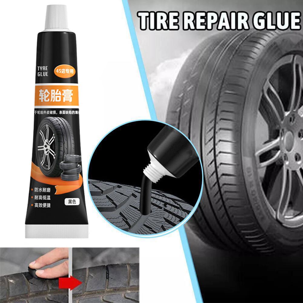 30g Universal Car Tire Repair Glue Rubber Glue Kits Sidewall Tire Tire Auto Tools Repai L8V2