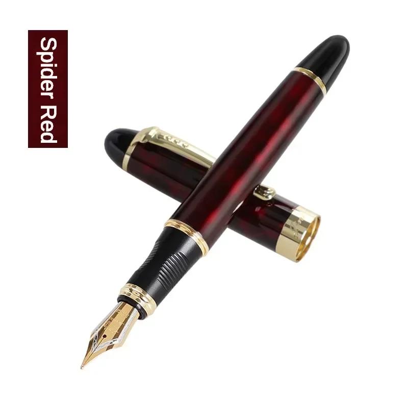 Перьевая ручка Jinhao X450 M/Изогнутое тонкое перо Ираурита Роскошные элегантные ручки Чернила для ручек Канцелярские товары для офиса и школы PK 9019