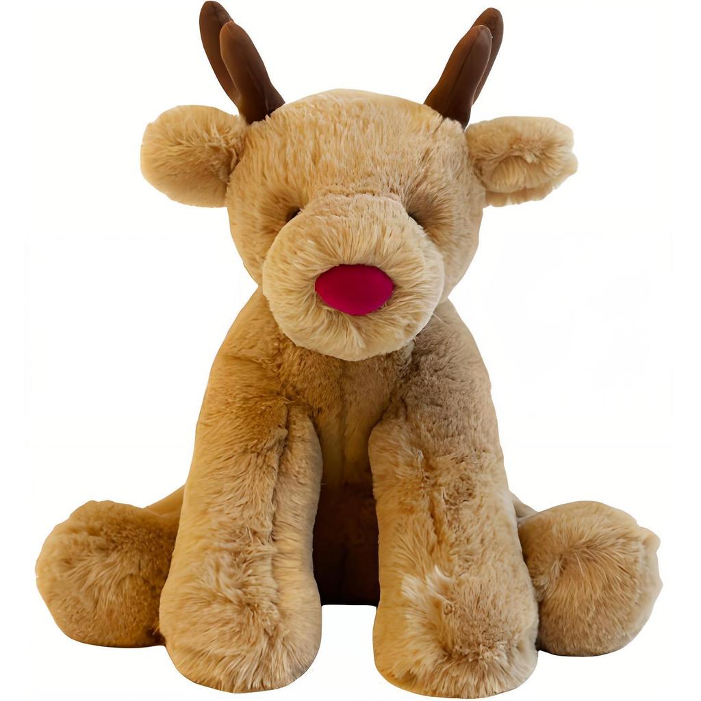 JELLYCAT Christmas Series Romie Reindeer Dolls Plush Doll 20cm Height In Sitting Posture