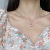 2020 двухслойная цепочка золото серебро модный чокер милый романтический женский жемчужный кулон ожерелье девушка ювелирные изделия воротник AVE