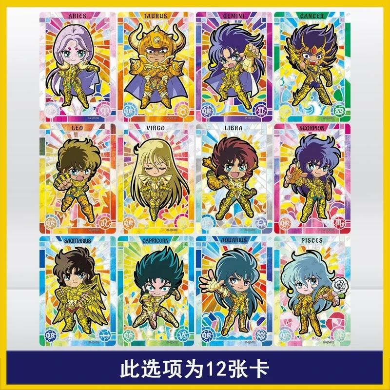 Оригинальная Новая Карта Saint Seiya Афина Папа Посейдон Карты UTR MR UR QR SSR R Полный Набор Отдельная Аниме Коллекционная Карта Игрушка для Детей