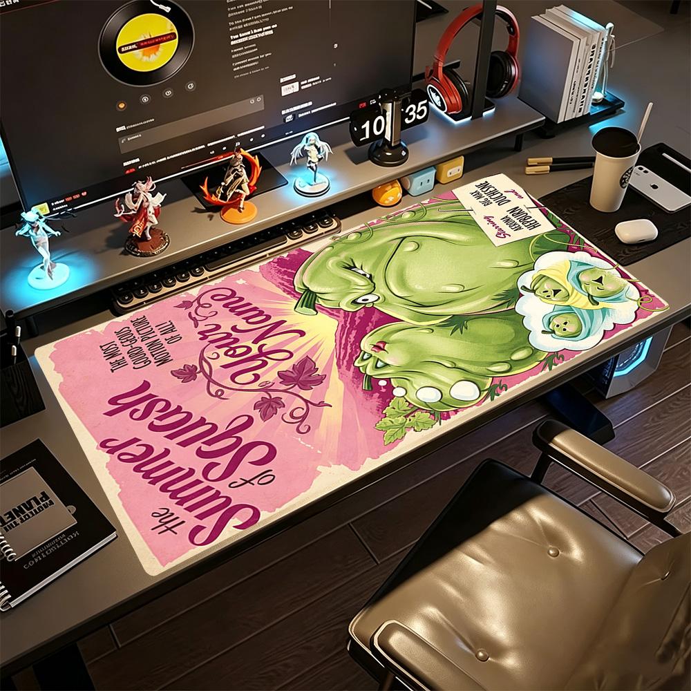 Plants Vs. Zombies Customized Name Mouse Pad Keyboard Pad Computer Desk Mat Non-Slip Rubber Base Office Desk Accessory