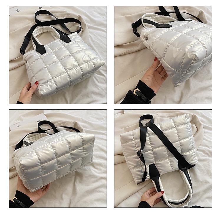 2025 Cotton Argyle Handbag – Large Capacity, Versatile Shoulder & Crossbody Women's Bag