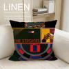 Music The Strokes Cushion Cover Pillowcase Set Pcs x x Breathable Washable Sofa Cushion Cover