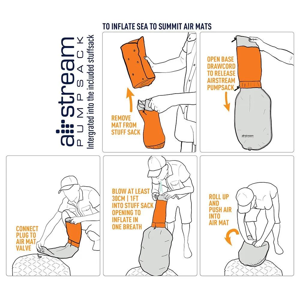 Sea To Summit Ultralight Insulated Inflatable Mattress 198 cm Orange