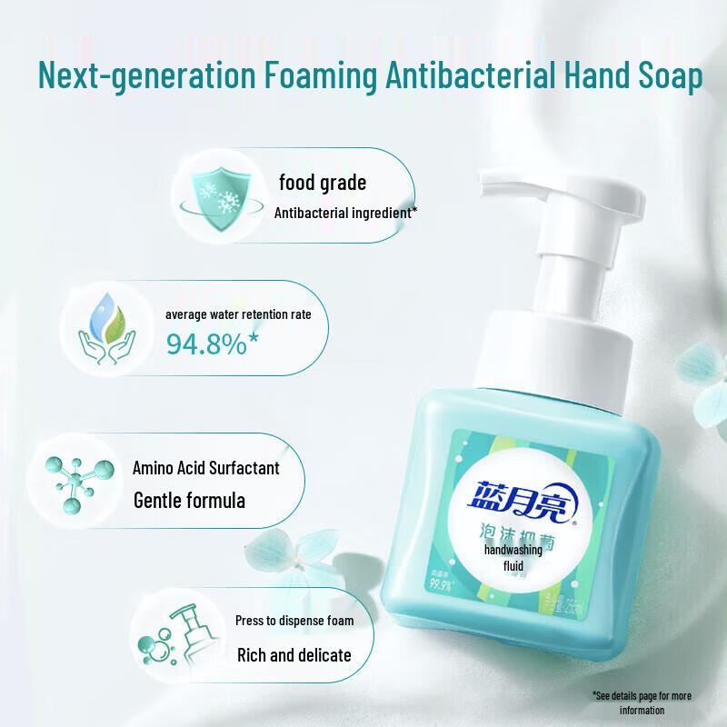 Blue Moon Foaming Antibacterial Hand Soap