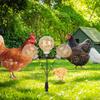 Automatic Chicken Feeder Toy With 3 Hole Dispenser Spring Mechanism For Poultry Entertainment Feeding Equipment