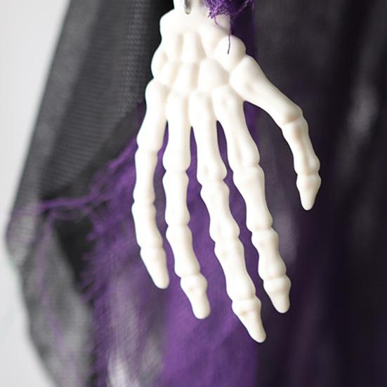 Хэллоуин Подвесное Украшение Череп Призрак Наружное Жуткое Мрачный Жнец Страшный Летающий Скелет Призрак для Веранды Двора Сада Дерева Декор