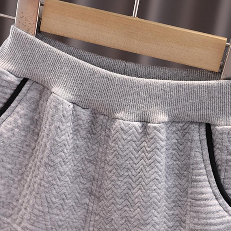 Children Long Sleeved Pullover and Trousers Two-piece Set Kids Clothing Set Top and Pants