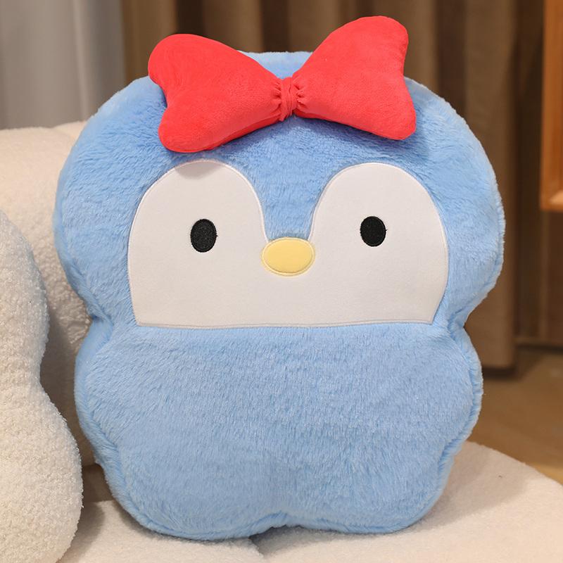 Мягкая подушка в виде милого животного, плюшевая капибара, собака, свинья, пингвин, плюшевая кавайная игрушка, милая плюшевая игрушка, кавайный милый подарок для детей