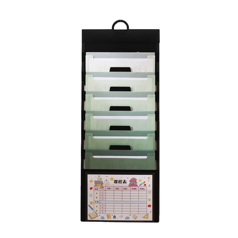 Zhanma Rainbow PP Expanding Hanging Box File Folder Colorful Wall Storage for Office & School Use