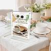 1Pc Sign Holder Office Acrylic Wedding Clear Paper Holder Restaurant Display Stand Transparent Table Menu Stands Picture Frame
