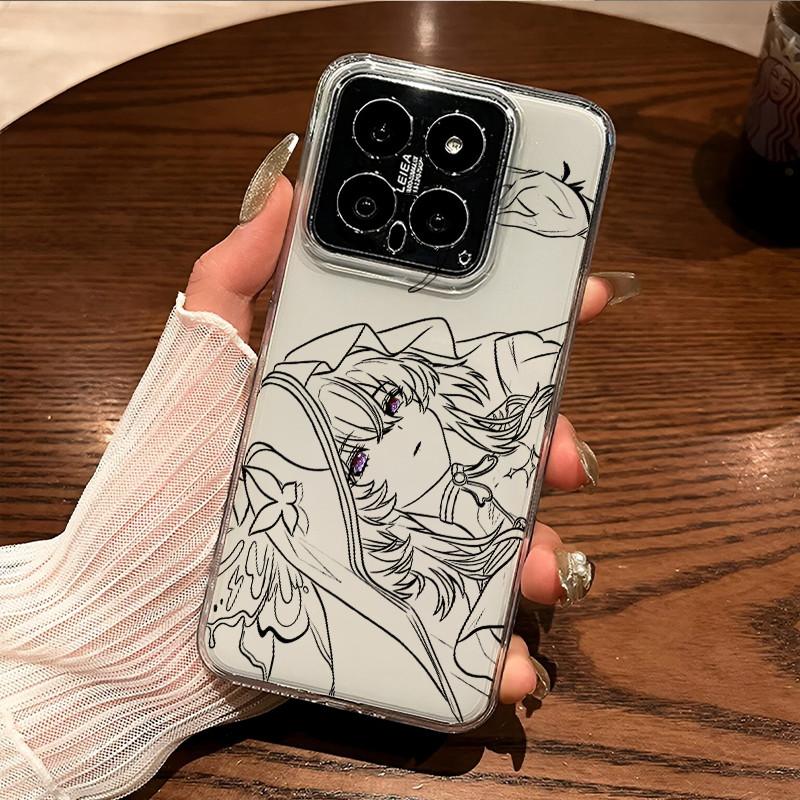 Тонкий мягкий чехол для телефона для For Poco X8 Pro X7 X6 F8 F7 Turbo 5 Max Turbo 4 Pro Защита камеры Ударопрочный / Чехол Poco / Чехол Redmi
