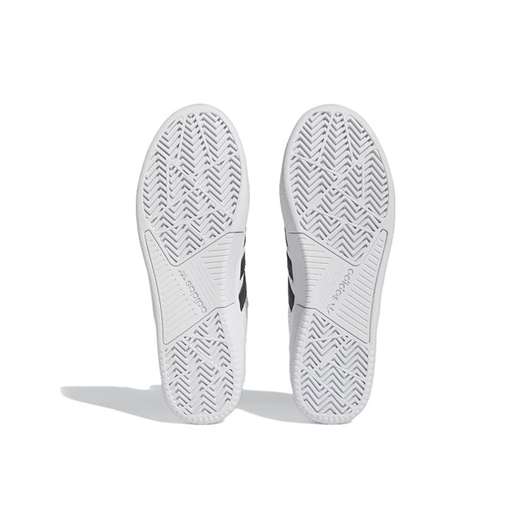 adidas Tyshawn Low Король Нью-Йорка Мужские Кроссовки Белый Облачно-Белый Основной Черный HQ2003