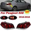 Автоаксессуары Для Peugeot 508 2016 2017 2018 Задний Фонарь Задний Бампер Стоп-Сигнал Предупреждающий Сигнал Торможения Корпус Заднего Фонаря Новый