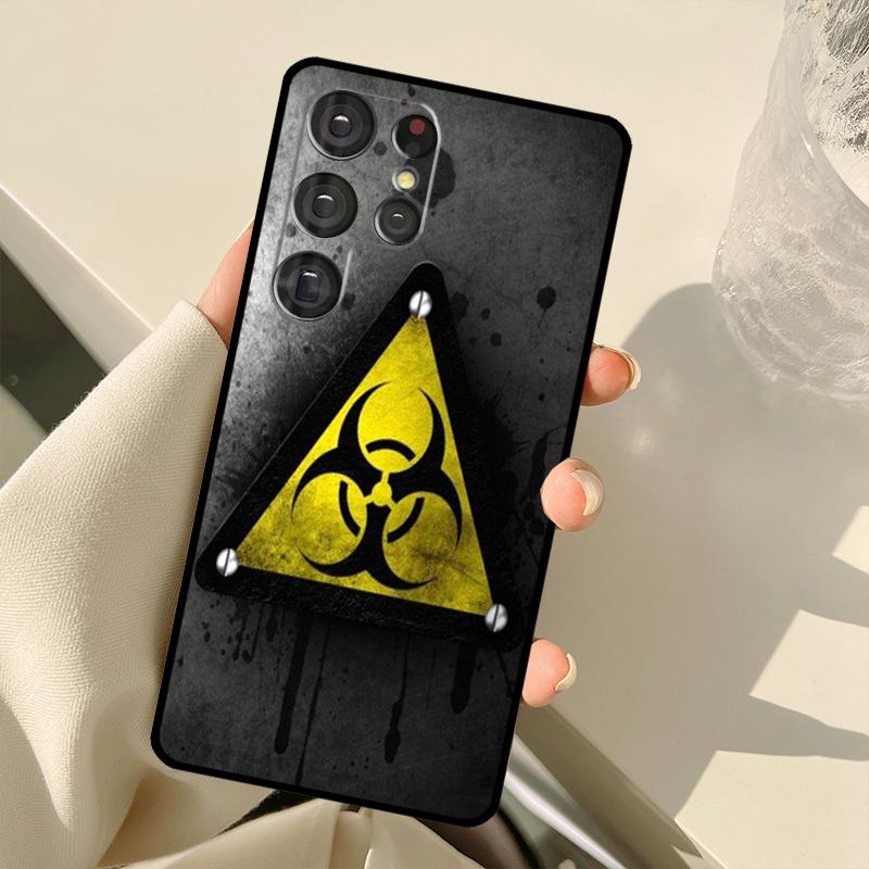 Символ Биоопасности Для Samsung Galaxy S23 S22 Ultra S21 S20 FE S8 S9 S10 Note 10 Plus Note 20 Ultra Чехол для Телефона