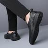 Hot Selling Thick Soled Shoes Europe America Wear-resistant Loafers Men's Business Shoes Men's Genuine Leather Casual Shoes