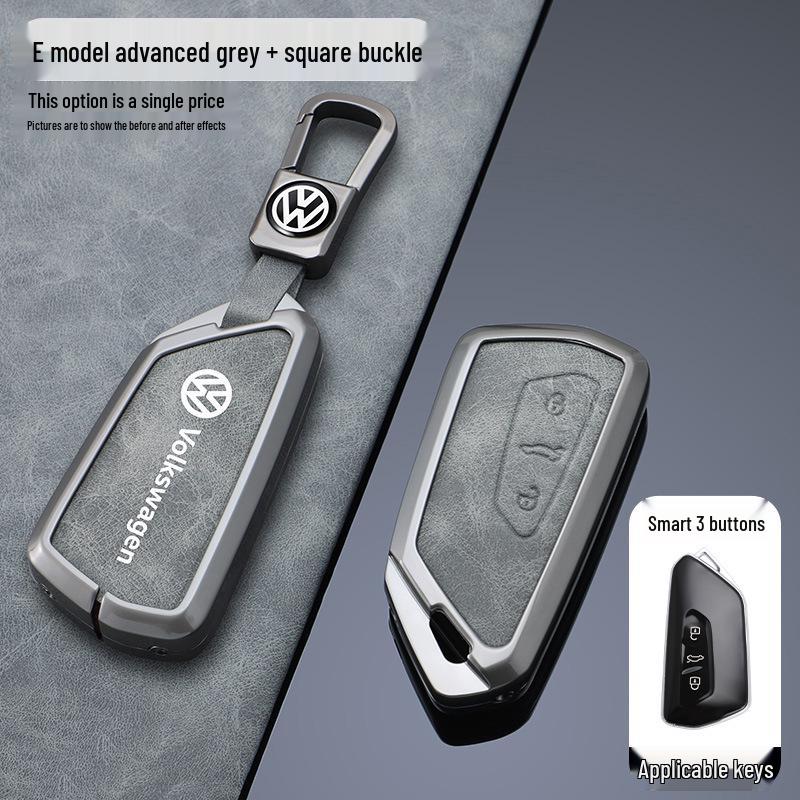 Металлический чехол для ключа для Volkswagen Sagitar, Lavida, Bora, Tiguan, Polo, Santana и Passat