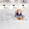 5/1Pc Transparent Display Stand Acrylic Badge Pins Storage Holder Multi-purpose Display Stand Desktop Medal Photo Card Display