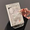 Чехол для телефона Bow Love Water Diamond Sparkling Pink для IPhone 17 Promax, капля клея для Apple 15, прозрачный 14, женский