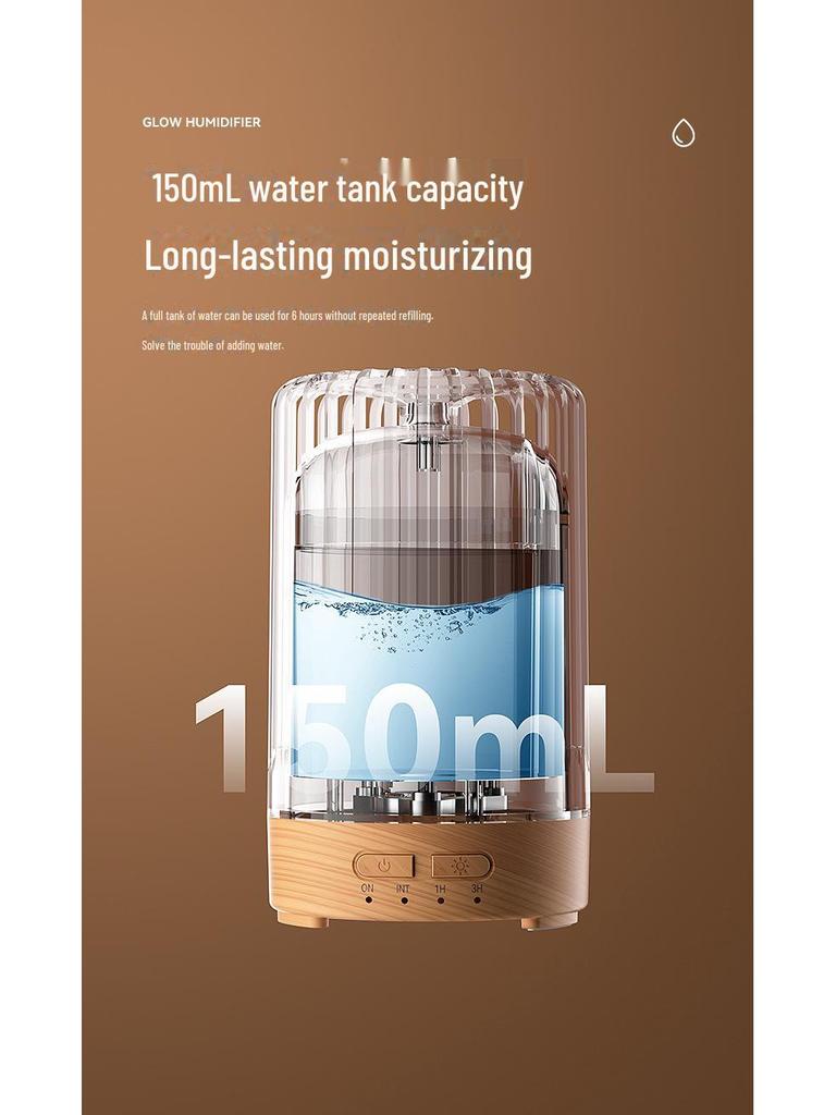Ультразвуковой ароматерапевтический увлажнитель воздуха с дистанционным управлением Wood Grain