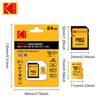 Kodak TF 256G U3 4K HD Memory Card for Driving Recorders and Monitoring