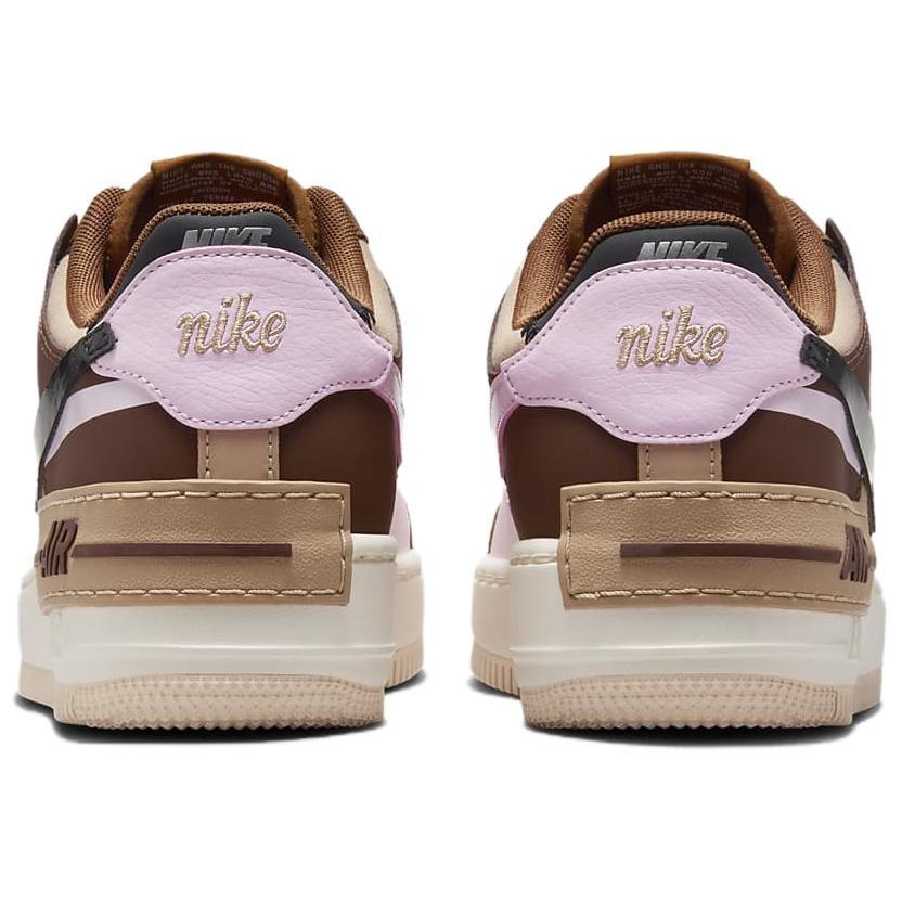 Nike Air Force 1 Low Shadow Light British Tan Pink Foam Женские DZ1847-200