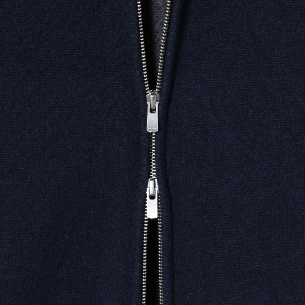 [Lacoste] Men's Double-Knit Hooded Zip-Up AH390E-55N166