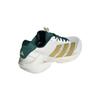 Adidas Adizero Ubersonic 5 Slip Resistant, Abrasion Resistant, Breathable Low Top Tennis Shoes Men's Bright White Sneakers IH3087