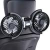 OFFEREE Car Fan, Car Fan, USB Type, Quiet, Car Backseat Fan, 3 Levels of