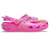 Crocs LittleBig X Классические клоги EVA Полые Модные Клоги на толстой подошве Унисекс клоги Розовый 207546-6QQ