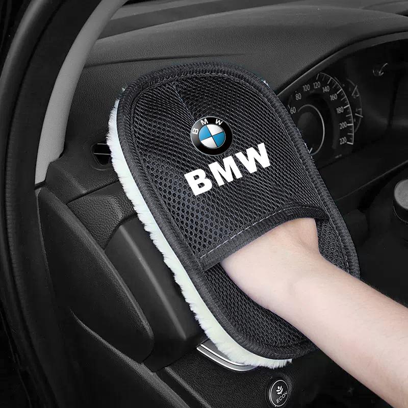 Перчатка для мойки автомобиля Шерсть Мягкая Полировка Щетка для чистки Инструменты Для BMW F12 F13 G30 G32 F34 F40 F45 F46 X1 X2 X3 X5 X4 X6 F25 F26 G06 G05