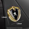 3D Metal Car Body Trunk Emblem Sticker Badge Decoration Decal For Peugeot 206 408 107 2008 207 208 3008 306 307 308 Accessories