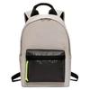 Polyester Backpack Unisex Light Gray Casual BA6057-008