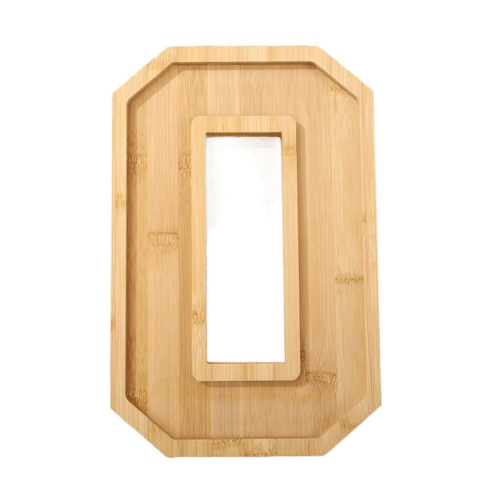 Large Wood Number Serving Tray Decorative Number Food Tray Chocolate