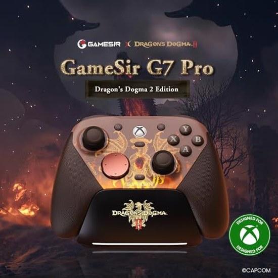 Контроллер GameSir G7 Pro (Модель-коллаборация Dragon's Dogma 2) 3 режима подключения (Xbox Проводной для ПК 2,4 ГГц Беспроводной Android Bluetooth) Геймпад 1200 мАч TMR