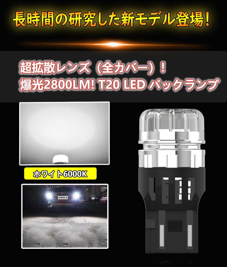 WENLE Bakuko T20 Double LED Tail Lamp Brake Lamp Stop