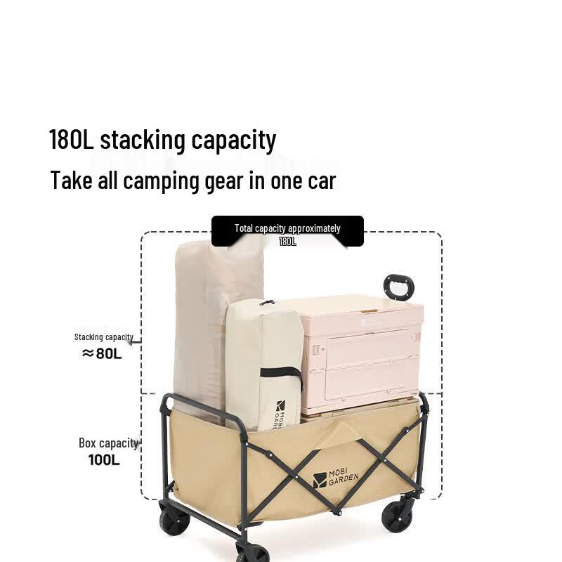 MOBIGARDEN Folding Camping Cart