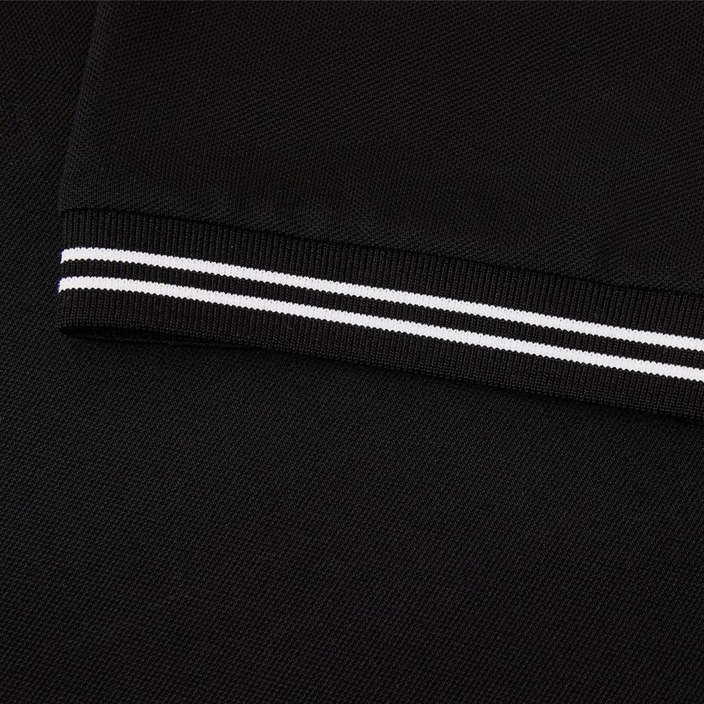 [Skin friendly, comfortable, fashionable, color blocking] Spring and summer clean, simple, versatile men's short sleeved polo shirt for commuting