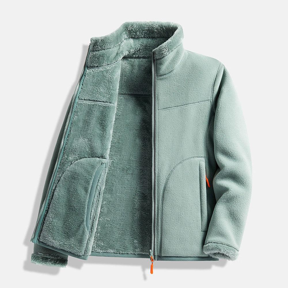 Women's Velvet Autumn Winter Clothes Thick Jacket Coat For Women Outdoor Coral Fleece